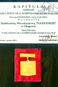 Zasłużony dla Gospodarki Komunalnej 2005