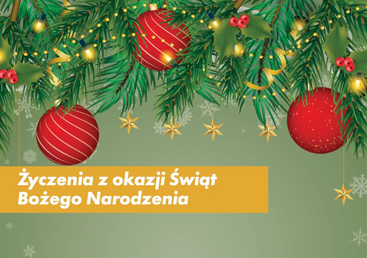 Życzenia z okazji Świąt Bożego Narodzenia